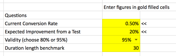 Nonlinear test duration questions